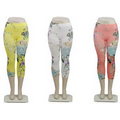 Floral Print Capri Leggings- Asst Women's Sizes